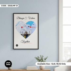 Google Love Map Frame-M01